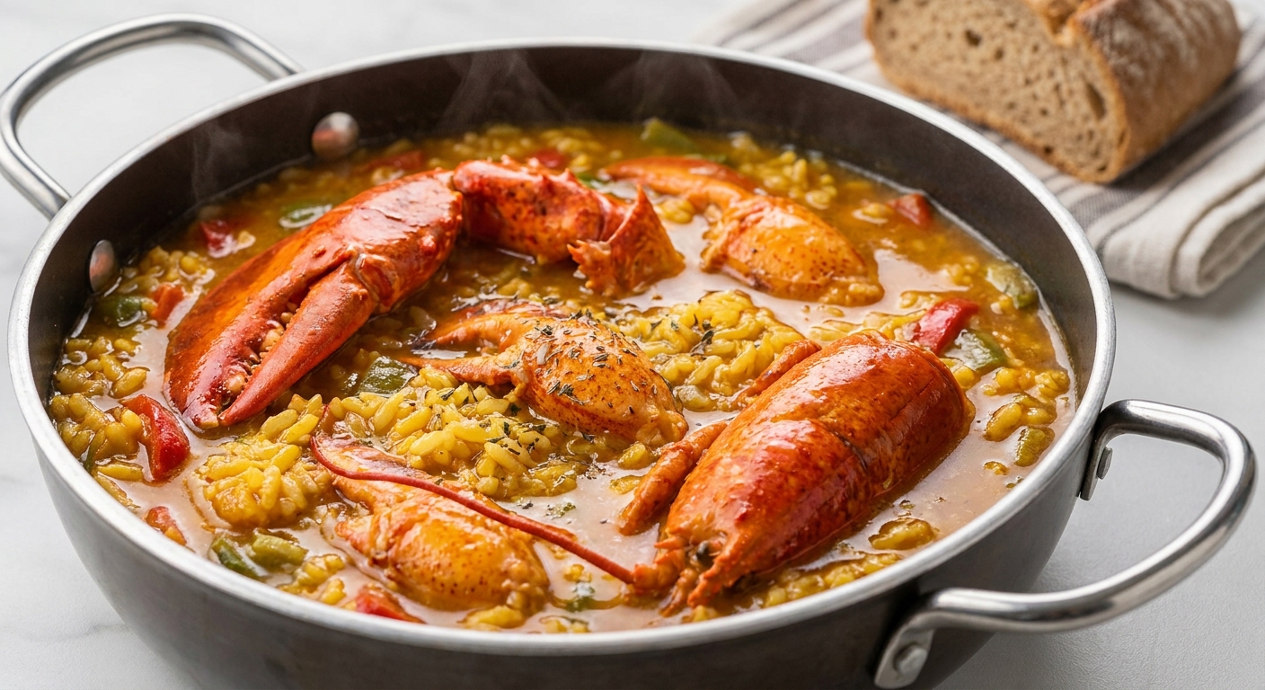 arroz caldoso con bogavante