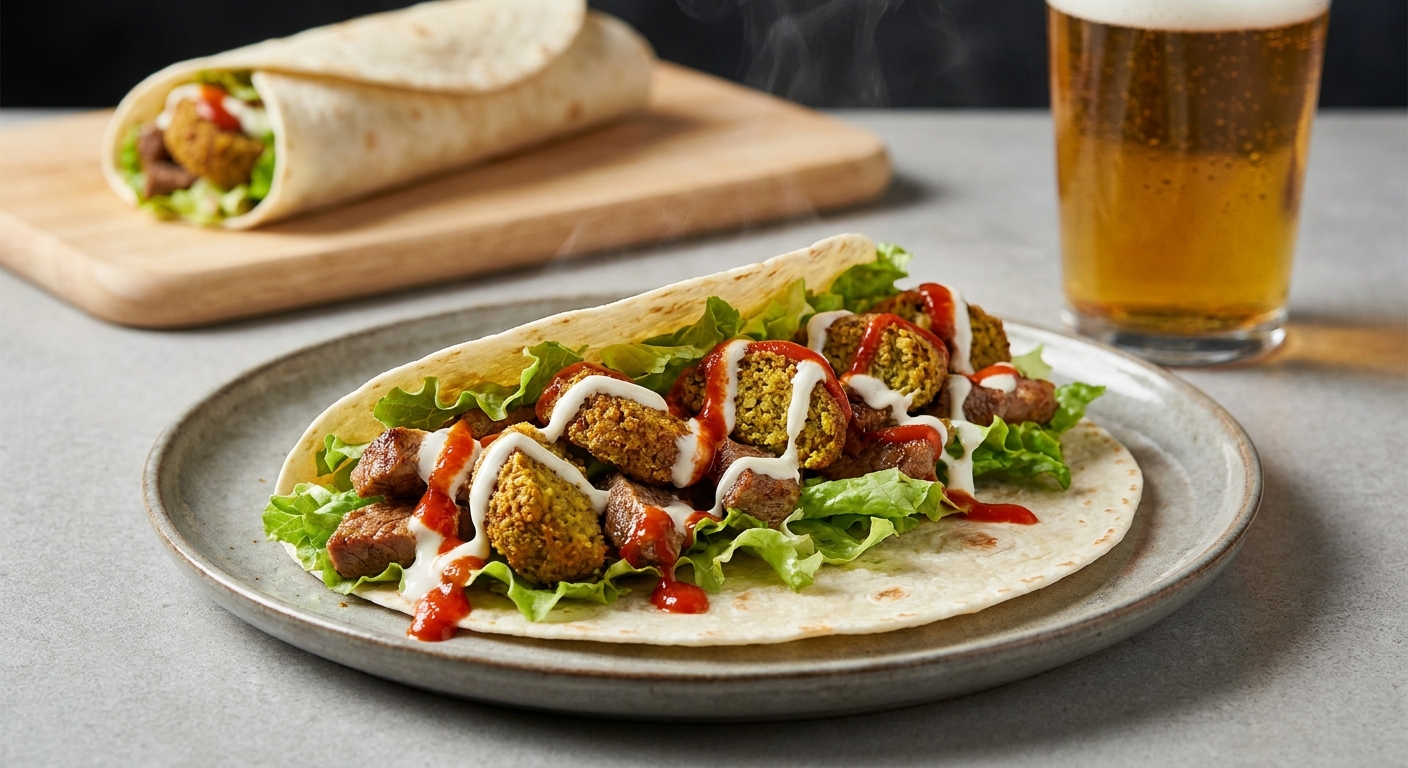 dúrum kebab casero