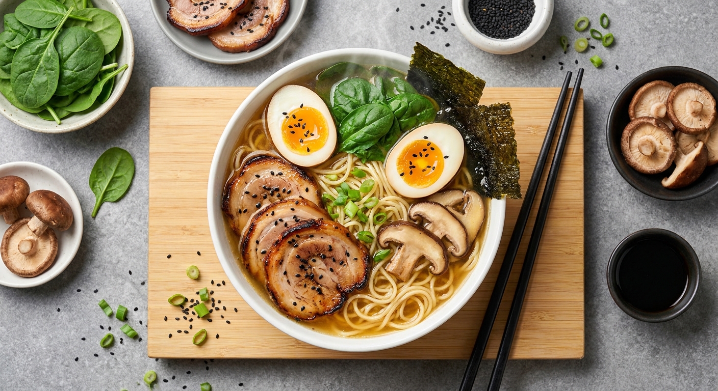 receta de ramen